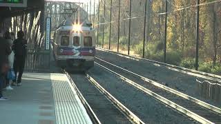 Veterans Day Railfanning at Exton A late running SEPTA 5438 arrival [upl. by Inram]