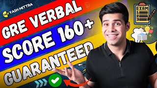 New GRE Verbal 10 Tips and Strategies to score 160  Tricks Revealed  No Coaching Needed [upl. by Juni]