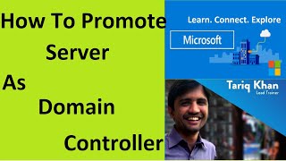 Free Active Directory Training  Lecture 12 Promoting Server As Domain Controller  Urdu Hindi [upl. by Ahsenauj]