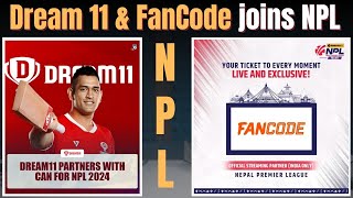 Mohammad Nabi Joining NPL  DREAM 11 and FANCODE partners with CAN for NPL [upl. by Ramses457]