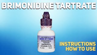 Brimonidine Tartrate how to use Uses Dosage Side Effects Contraindications [upl. by Anett]