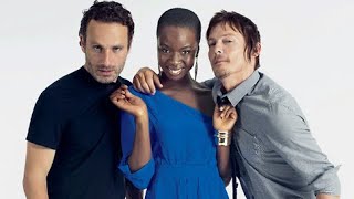 norman reedus being jealous over andrew lincoln and danai gurira for 3 minutes straight [upl. by Nets115]