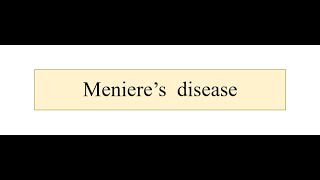 MENIERES DISEASE IDIOPATHIC ENDOLYMPHATIC HYDROPS [upl. by Risley]