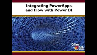 Integrating PowerApps and Flow with Power BI [upl. by Ynar]