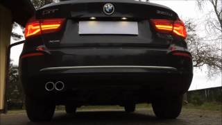 BMW F34 320d GT Stock Exhaust Sound 190 HP [upl. by Ahsilek]