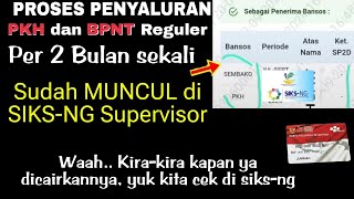 Kapan PKH dan BPNT September Okt CAIR Update terbaru status keterangan di siksng di supervisor [upl. by Marj]