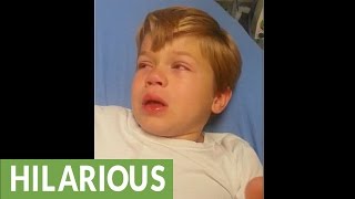 Kid wakes up from surgery hilariously describes his experience [upl. by Abbate]