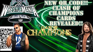 NEW QR CODE CLASH OF CHAMPIONS CARDS REVEALED WWE Supercard [upl. by Rebmac]