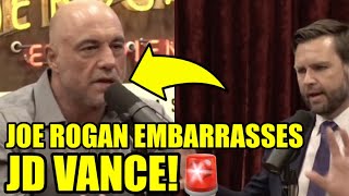 Joe Rogan CALLS JD Vance OUT To HIS FACE As He ATTACKS Women [upl. by Adiesirb30]