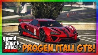 GTA 5 Online  Progen Itali GTB Customization Guide Bennys Custom Cars [upl. by Zebedee]