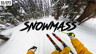 POWDER day at SNOWMASS [upl. by Elatan]