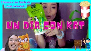 Un día conmigo UwU Tienda de comida coreana cine y   katybq [upl. by Purse]