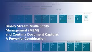 Binary Stream MultiEntity Management MEM and Continia Document Capture A Powerful Combination [upl. by Llertak]