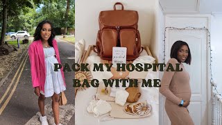 WHATS IN MY HOSPITAL BAG FOR LABOUR  FIRST TIME MUM  UK 2024 [upl. by Eniamor]