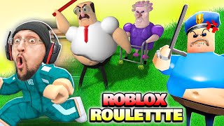 Roblox Barrys Prison Run From Grumpy Gran All the Best Games in 1 FGTeeV Roulette [upl. by Norby]