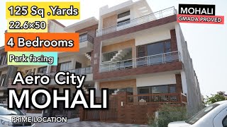 AERO CITY MOHALI125 SQYARDS DUPLEX HOUSEPRICE 115 Cr [upl. by Novyak]