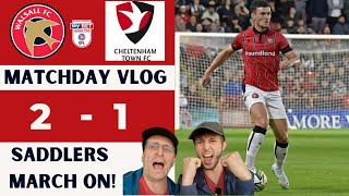 Walsall 2 Cheltenham 1 Matchday Vlog 😄 [upl. by Jar338]