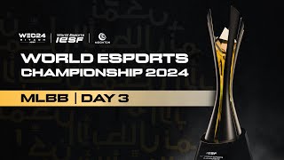 MLBB  MALAYSIA vs INDONESIA  PLAYOFF  IESF WORLD ESPORTS CHAMPIONSHIP 2024  DAY 3 [upl. by Shulock]