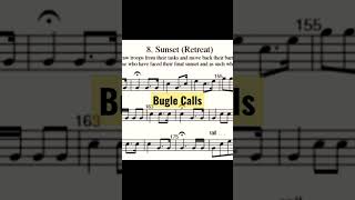 SUNSET Retreat  Bugle Calls on Trumpet  Military Cadence [upl. by Hort]