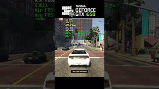 GTX 1650 GTA V 1080P Very High Settings [upl. by Nnyltiak14]