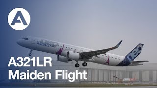 A321LR First Flight from Hamburg [upl. by Ycniuqal]