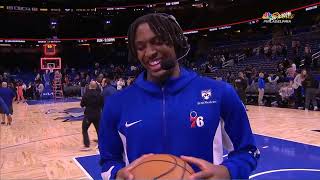 Philadelphia 76ers vs Orlando Magic Highlights amp PostGame Live Studio  Tyrese Maxey PostGame Interv [upl. by Acimaj750]