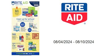 Rite Aid Weekly Ad US  08042024  08102024 [upl. by Atoked16]