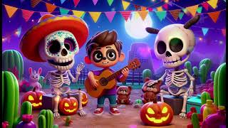 quotChumbala Cachumbala Spooky Scary Skeletons Groovequot Nursery Kids Song with Lyrics [upl. by Zetrok]