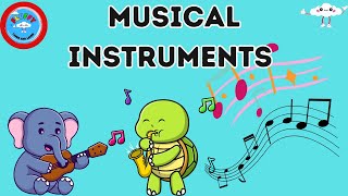 Musical Instruments Names And Sounds Learn Musical Instruments For Kids Toddler Learning Videos [upl. by Ardnuhsor]