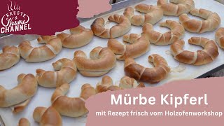 So lecker werden diese mürben Kipferl mit Vorteig  Ein Rezept vom Holzofenworkshop [upl. by Plerre605]