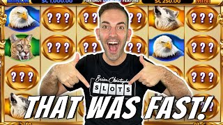 BIG WIN BONUS in 60 Seconds 🦬 Stampede Fury 2 ⫸ LuckyLand Slots [upl. by Alel319]