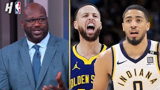 Inside the NBA reacts to Warriors vs Pacers Highlights [upl. by Harriot]