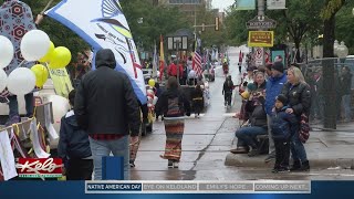 First Native American Day Parade In Downtown Sioux Falls [upl. by Emory]