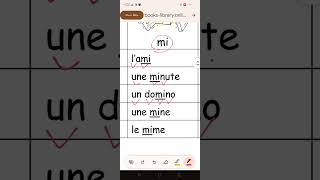 la méthode syllabique les syllabes de la lettre M  prononce bien le français [upl. by Ahseneuq]