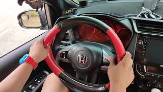 STEERING WHEEL COVER INSTALLATION 👉easy way JLJ Car Accessories [upl. by Atinahs]