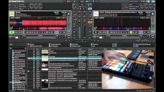 Traktor Kontrol F1 mapping as Kontrol X1 with Volume Meter and 2 fx units [upl. by Valencia231]