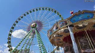 🎬 Clip  Riesenrad „Bellevue“  Oscar Bruch  Rheinkirmes Düsseldorf 2024 🎡💚💛 [upl. by Leblanc607]