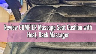 Review COMFIER Massage Seat Cushion with Heat Back Massager with 10 Vibration Motors Seat Warmer f [upl. by Constantina613]