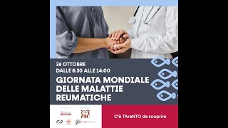 Malattie reumatiche il 26 ottobre a Porte dello Jonio screening gratuiti [upl. by Ahcila109]