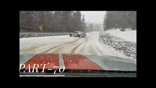 Car Crash Compilation February 2021 Black ice amp Hydroplane part 70 carcrash dashcam extreme [upl. by Aihseyk]