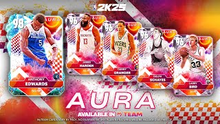 Nba2K25 Aura Pack Opening [upl. by Ahsiela86]