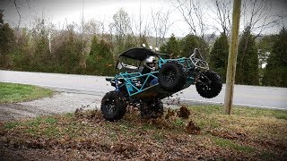 Harbor freight 670cc Vtwin buggy Rips after mods [upl. by Dorthea388]