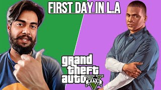 Franklin First Day in City GTA V Story Mode 1 Gameplay Narrator [upl. by Llennol]