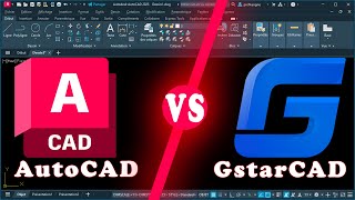 Tutoriel Complet GstarCAD Vs AutocCAD [upl. by Ilario104]