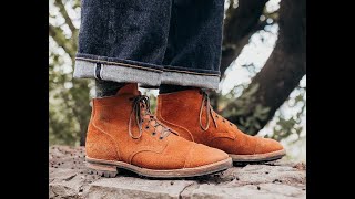 Viberg x Brooklyn Clothing 1035 Service Boots Horween Tan Taurus Roughout [upl. by Belinda]