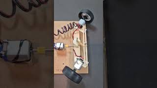 Car Steering Mechanism  dcgearmotor dcmotor tech diy motor youtubeshorts experiment dcmoter [upl. by Enicar]