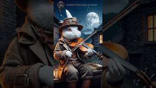 Part 3🐇 Rabbit Performs Rabbit Adventure Under the Moonlight rabbit moon violin piano ai [upl. by Tibbs]