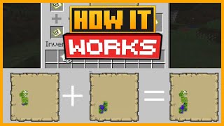 🟨 HOW to use the CARTOGRAPHY TABLE in Minecraft JAVA BEDROCK MCPE Switch [upl. by Diane-Marie614]