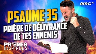 Psaume 35  Prière de délivrance des ennemis  Prières inspirées JeremySourdril [upl. by Alicec588]