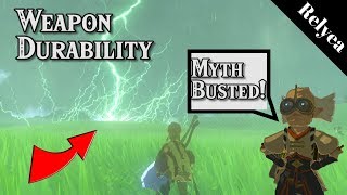 Reset Weapon Durability Myth Busters  Zelda Breath of the Wild [upl. by Erialb]